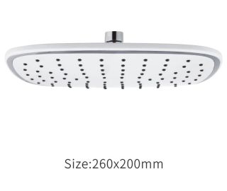 Верхний душ Rose RH41 белый/хром